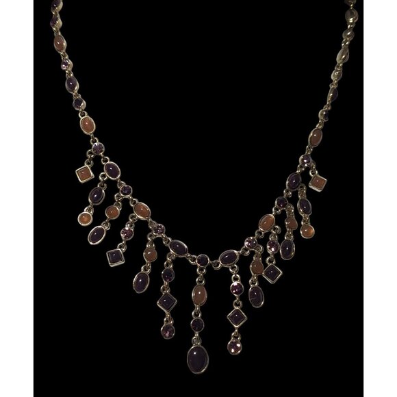 Retro Elegant Gold Gemmed Fringe Necklace | eBay Retro Elegant Gold Gemmed Fringe Necklace